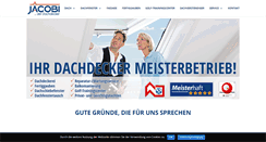 Desktop Screenshot of jacobidach.de