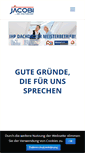 Mobile Screenshot of jacobidach.de